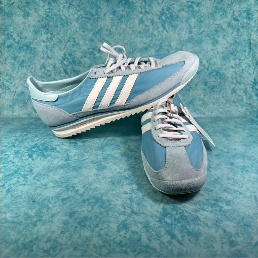 Adidas SL 72 Women’s Blue White Low Top Shoes Athletic Size 9.5